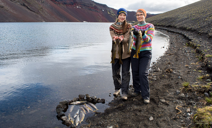 Ljótipollur er eitt besta veiðivatnið sunnan Tungnaár. Þar er eingöngu urriði um 1-4 pund að þyngd.