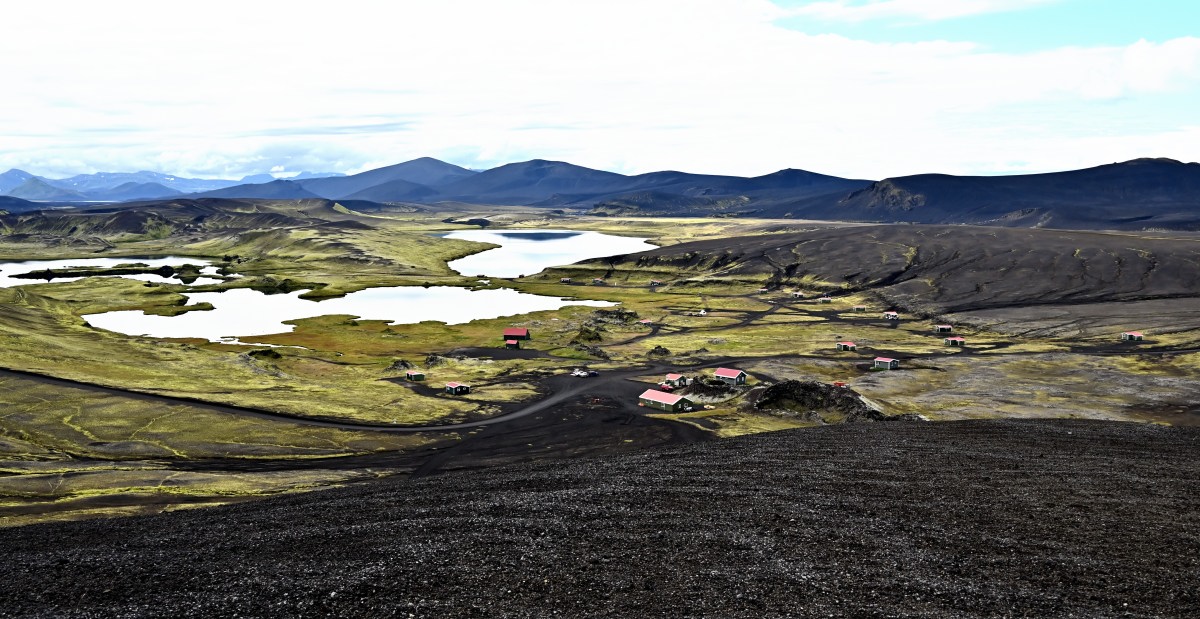 Veiðihús við vötnin í Veiðivötnum
